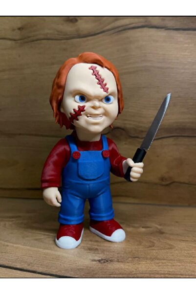 Esir3D Chucky Korku Karakteri Koleksiyonluk Figür 15cm