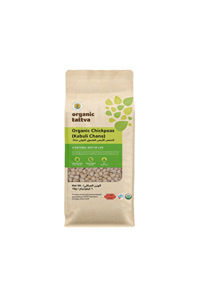 Organic Tattva TATTVA White Chickpeas (Kabuli Chana) 1 kg