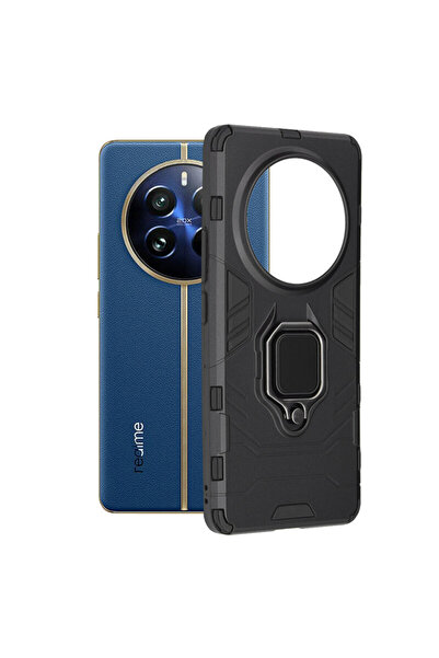 Techsuit Carcasă din silicon pentru Realme 12 Pro, neagră