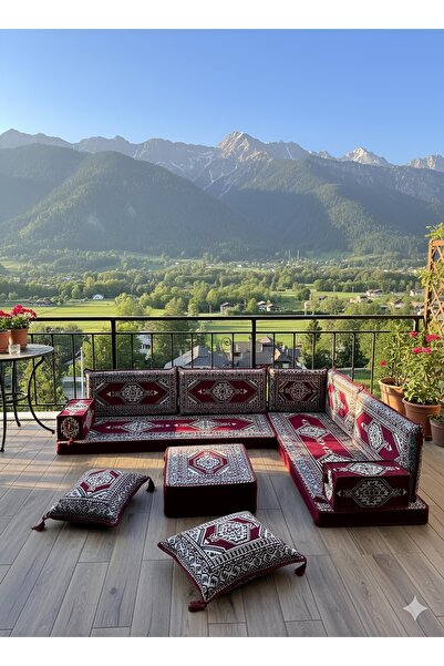 ademircan Otantik tasarımlı Şark Köşesi Minder Takımı/ 70×190×10 cm / Ev, sal...