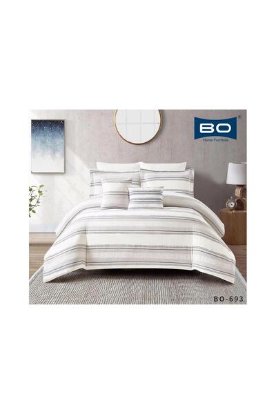 Binown Lucia | 100% Cotton Double Duvet Set, 8 Pieces