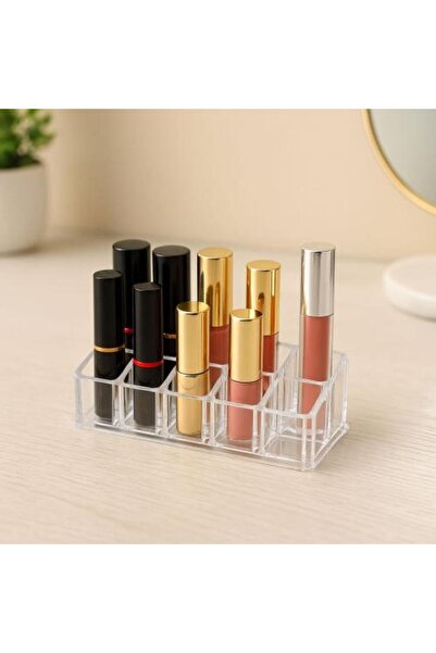 Generics Transparent Acrylic Lipstick Organizer 12 Slots
