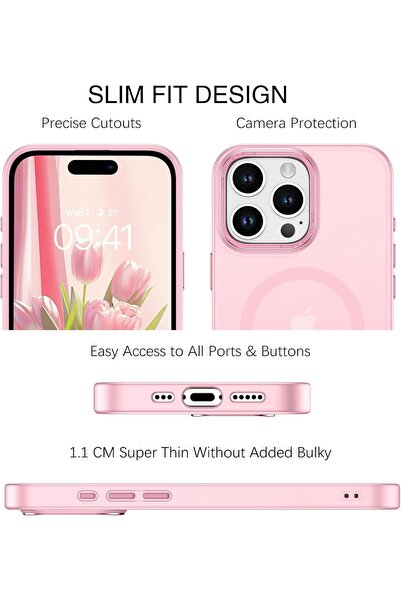 OEM Husa compatibila cu iPhone 16PRO Magnetica MagSafe, Protectie Camera, Anti-Soc