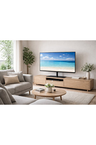 Plusaparat PA-32/55 MASA ÜSTÜ HAREKETLİ TV STANDI 32”-55” ARASI TÜM LED TV’LE...