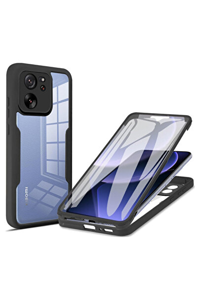 Techsuit Θήκη 360° για Xiaomi 13T ColorVerse, μαύρη