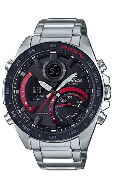 Casio Analog-Digital Black Dial Men's Watch-ECB-900DB-1ADR