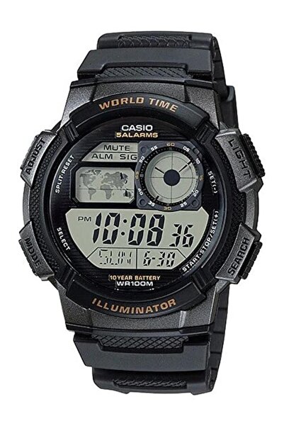 Casio Men's Youth Digital Wrist Watch Ae-1000W-1Avdf - 45 mm - Black