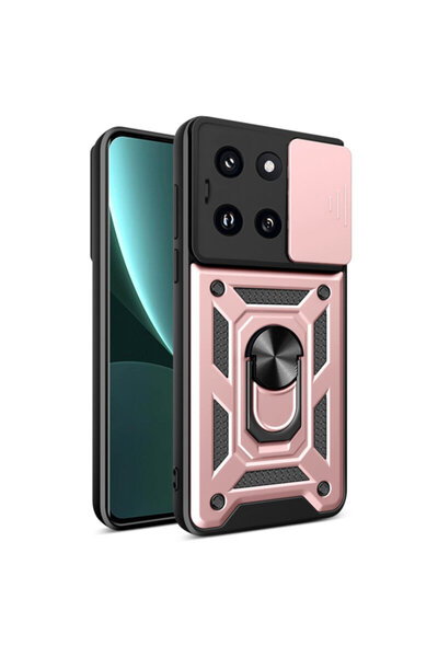 Techsuit Калъф за защита на камерата Xiaomi 14, серия CamShield, розов