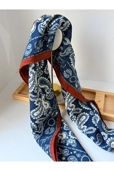 Bo Takı ve Aksesuar Ethnic Patterned Cotton 70*70 Scarf