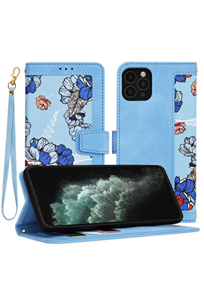 Techsuit Personalized iPhone 11 Pro Max Case FlipCraft, Blue