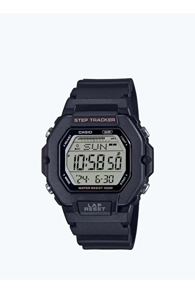 Casio General Women's Black Resin Band Digital Watch LWS-2200H-1AVDF