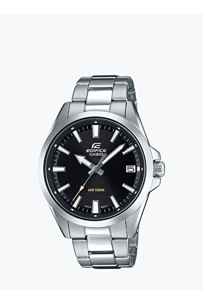Casio Men's Men Watch Edifice Analog Black Dial Stainless Steel Band