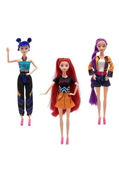 K-POP Set of 3 Kpop Dolls Demon Hunters