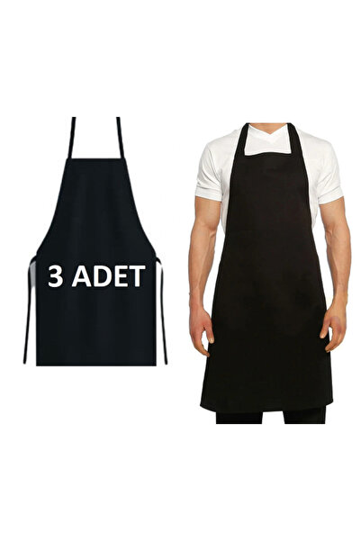 MARTEN 3 ADET AŞÇI ÖNLÜĞÜ ŞEF GARSON PİDECİ PASTANECİ ÖNLÜĞÜ GABARDİN KUMAŞ