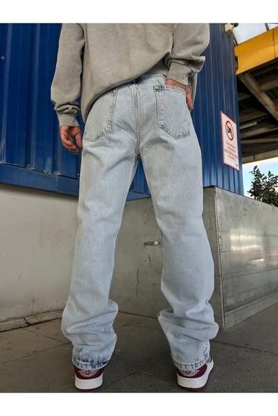 XPUPPETWEAR Nakış Detaylı Loose Fit Jean