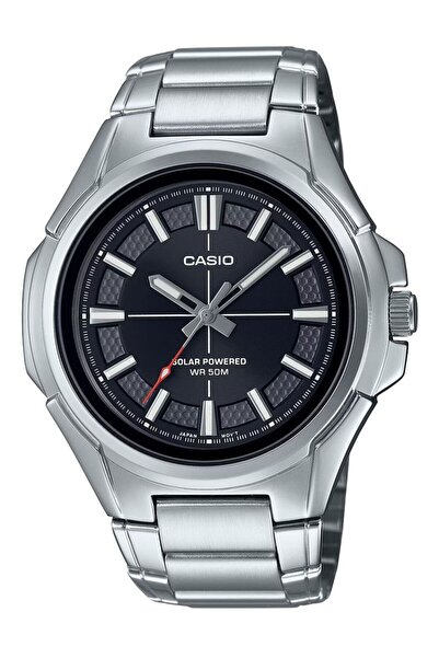 Casio Men's Black Dial Stainless Steel Analog Watch - MTP-RS100D-1AVDF