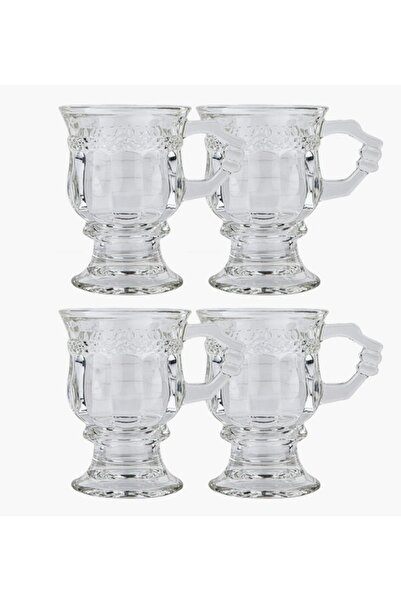 Generic Al Saif Zad 4-Piece Glass Cup Set