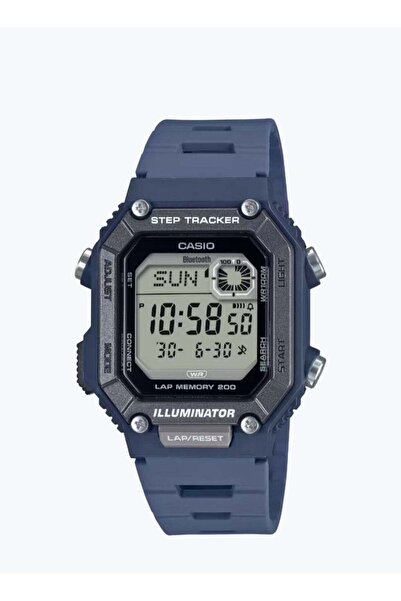 Casio Digital Steps Tracker Resin Band Watch WS-B1000-2AV