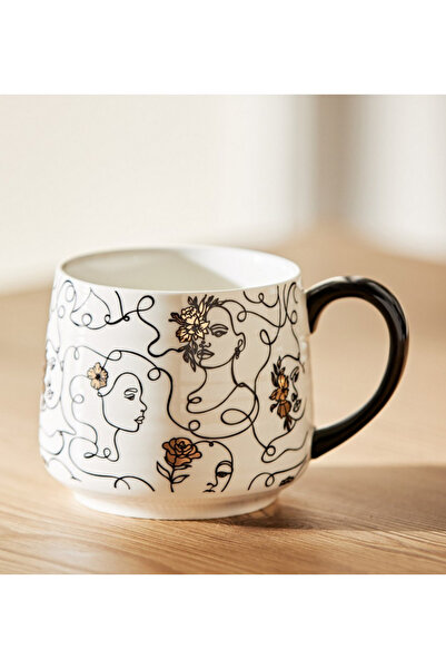 Generic Faces Porcelain Mug - 320 ml