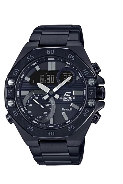 Casio Men Watch Edifice Analog Black Dial Stainless Steel Band