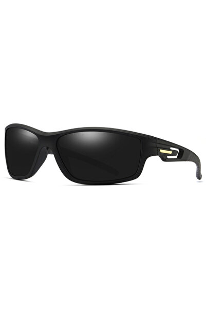 Techsuit Sport Rectangular Sunglasses 201910, Black