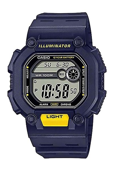 Casio Illuminator Digital Watch W-737H-2AVDF - 46 mm - Navy