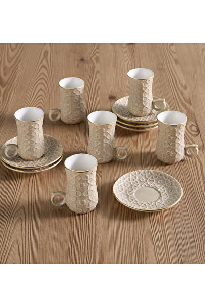 Generic Marhaba 12-Piece Porcelain Istikan Set - 110 ml, Serves 6