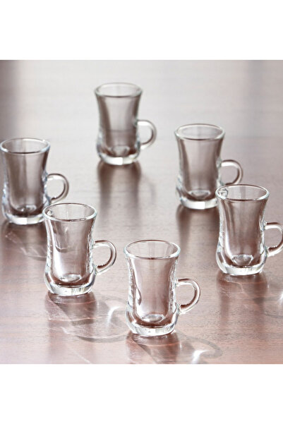 Generic Sabah 6-Piece Glass Istikan Set - 110 ml, Serves 6