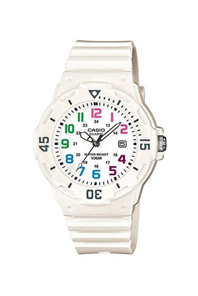 Casio Girls' Resin Analog Watch LRW-200H-7BVDF-R - 34 mm - White