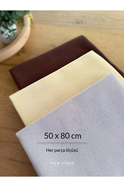Hobianna Evenweave Nakış ve Kanaviçe Kumaş Seti, 27 Count