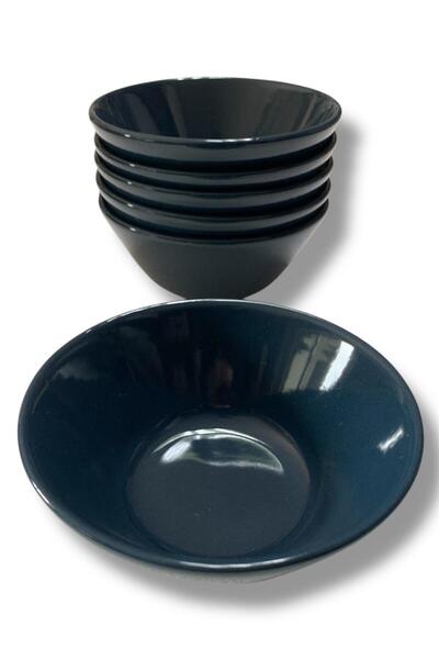 Keramika Hitit Soup Bowl 14 cm Petrol Blue Set of 6