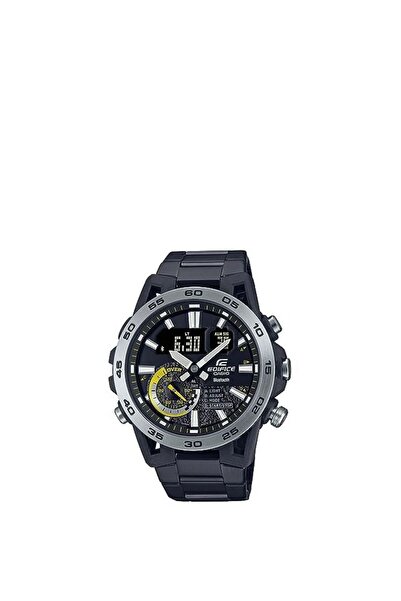 Casio Analog-Digital Black Dial Men's Watch-ECB-40DC-1ADF