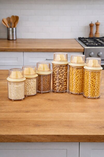 decorev Erzak Storage Container 900ml - 1300 ml Set of 6