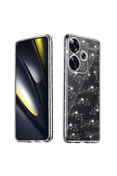 Techsuit Carcasă SparkleSkin pentru Xiaomi Poco F6, Transparentă