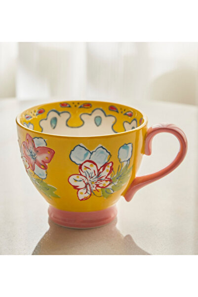 Generic Artful Bloom Stoneware Mug - 500 ml