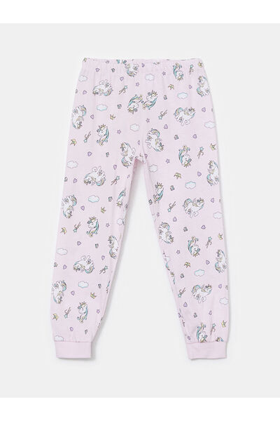 LC Waikiki Özmarka New Season Elastic Waist Baby Girl Pajama Bottoms