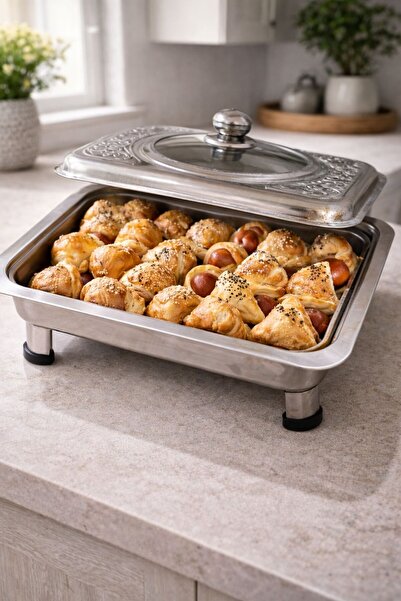 China Premium stainless steel serving and warming container