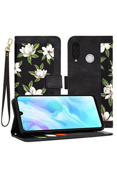 Techsuit Personalized Case for Huawei P30 Lite FlipCraft, Black