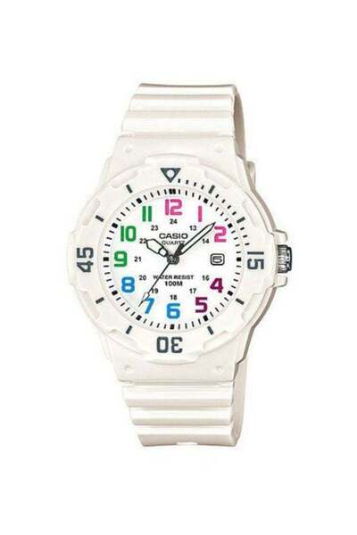 Casio Women's Youth Water Resistant Analog Watch LRW-200H-7BV - 34 mm - White