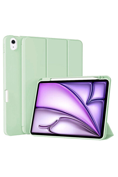 Techsuit Stilou flexibil cu trei pliante pentru iPad Air 11 (2024), verde des...