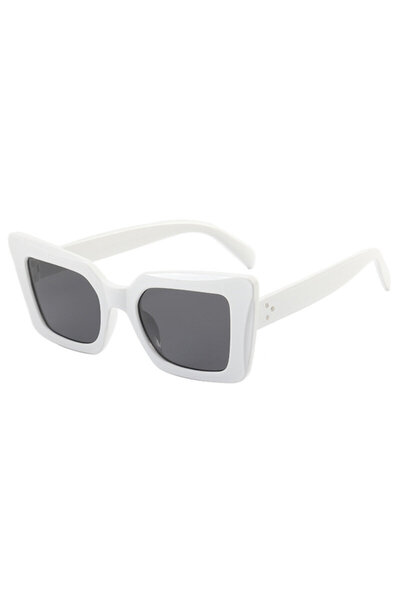 Techsuit Square and Large Sunglasses for Women Techsuit, White