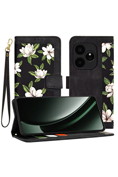 Techsuit Personalized Flip Cover for Realme GT 6 Techsuit, Black