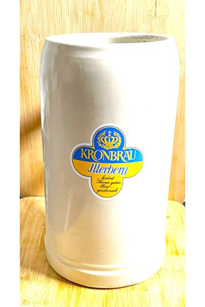 SANAT TACİRİ Vintage 01lt Tankart Porselen Tankart Bira Brdağı