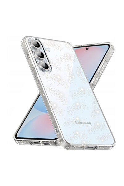 Techsuit Carcasă SparkleSkin pentru Samsung Galaxy S24 FE, Transparentă