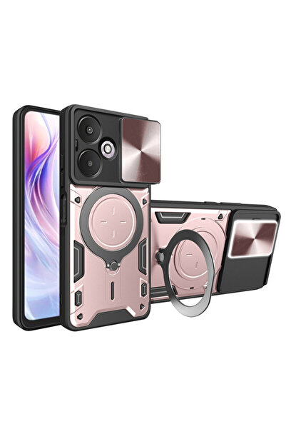 Techsuit Xiaomi Redmi 13C 5G CamGuard Pro, auriu roz