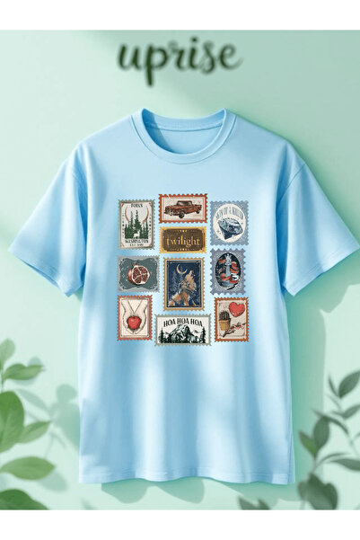 Vordevia Twilight Printed Cotton Oversize T-Shirt