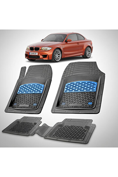 TEAMCAR Συμβατά πατάκια δαπέδου BMW Σειρά 1 E82 Coupe 2007-2013 | Μπλε