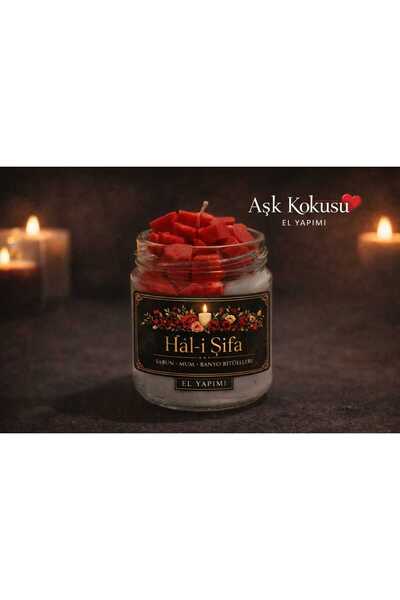 HÂL-İ ŞİFA 210 cc Kokulu Mum %100 Soya Wax Dekoratif Mum