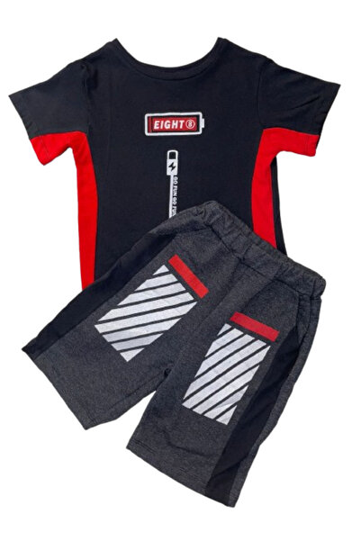 GENERAL Boys' T-shirt and shorts set with a distinctive Charger design and pr...