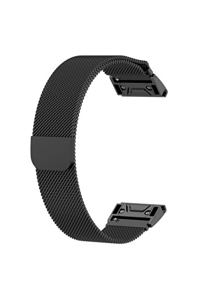 Techsuit Λουράκι Garmin Fenix ​​5/6/6 Pro, Μαύρο, W009